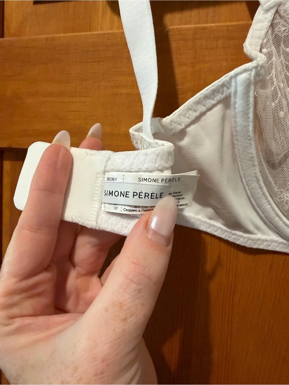 Simone Perele Delice Bra and Panty Set White Lace